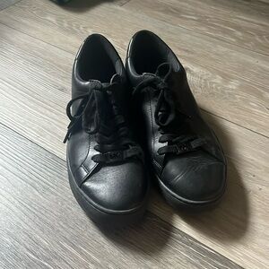 Black Michael Koars ankle shoes